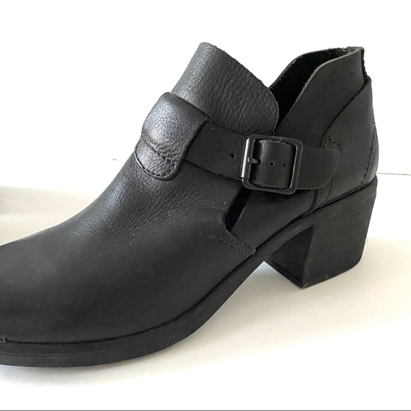 90’s Vintage Deadstock block heel leather shoe NEW - Picture 13 of 15